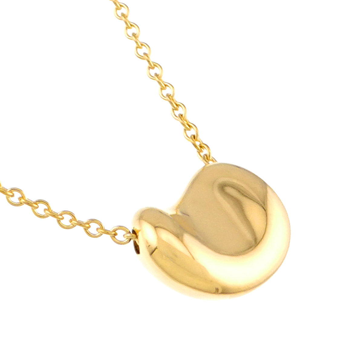 Bean Necklace 18K Yellow Gold 750