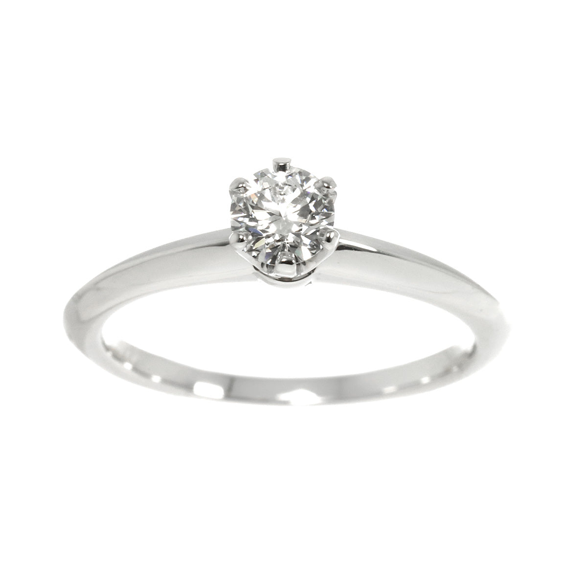 Diamond 0.33ct H/VVS2/EX Ring Pt Platinum Size5.25-5.5(US)