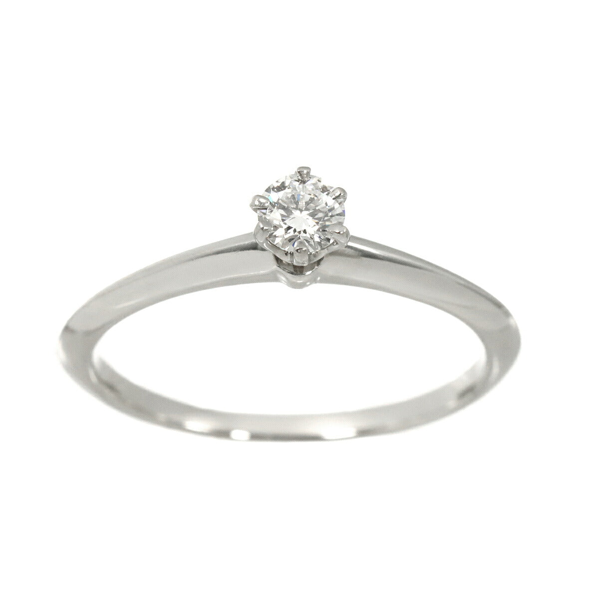 Diamond 0.22ct D/VVS1/EX Ring Platinum Size7.5(US)