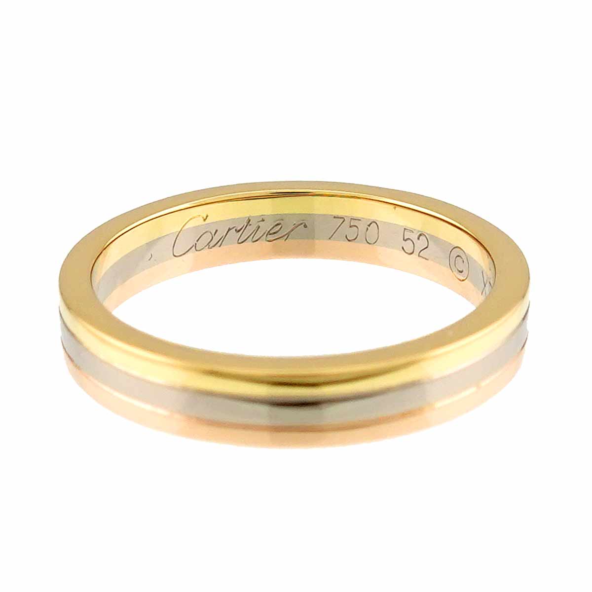 Vendome Ring 18K YG WG PG 750 size52 5.75-6(US)