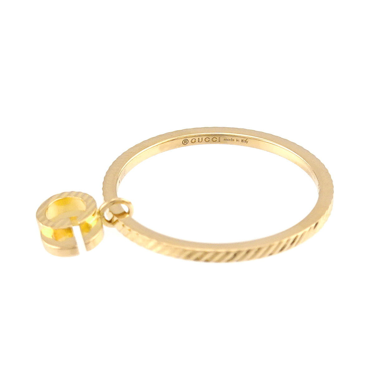 GG Running Ring 18K Yellow Gold 750 Size12 5.75-6(US)