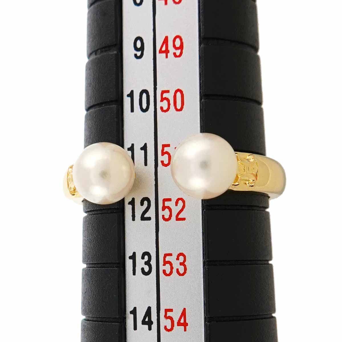 Akoya Pearl 5.2-5.0mm Ring 18K YG 750 size5.5-5.75(US)