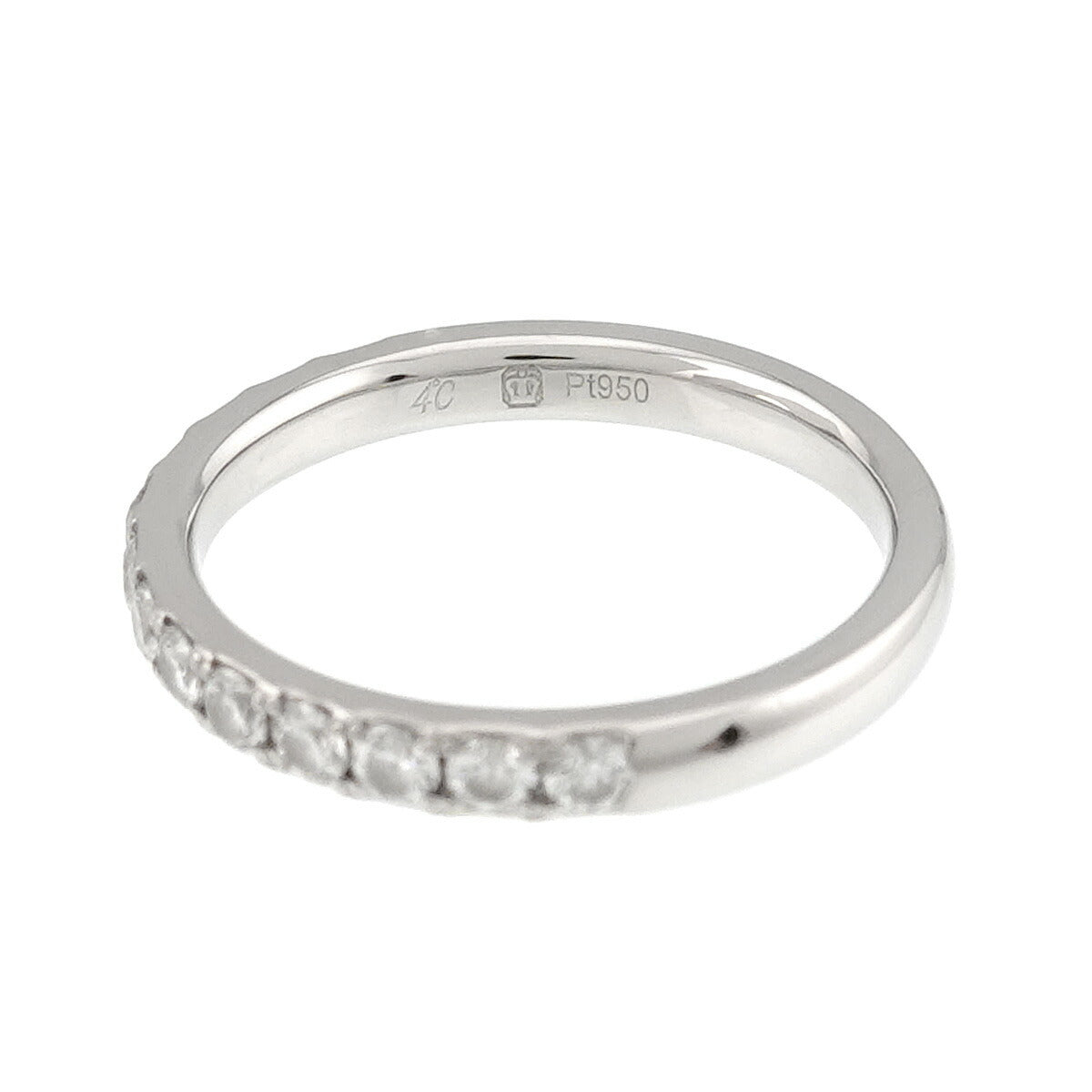 Diamond Ring Pt Platinum Size6(US)