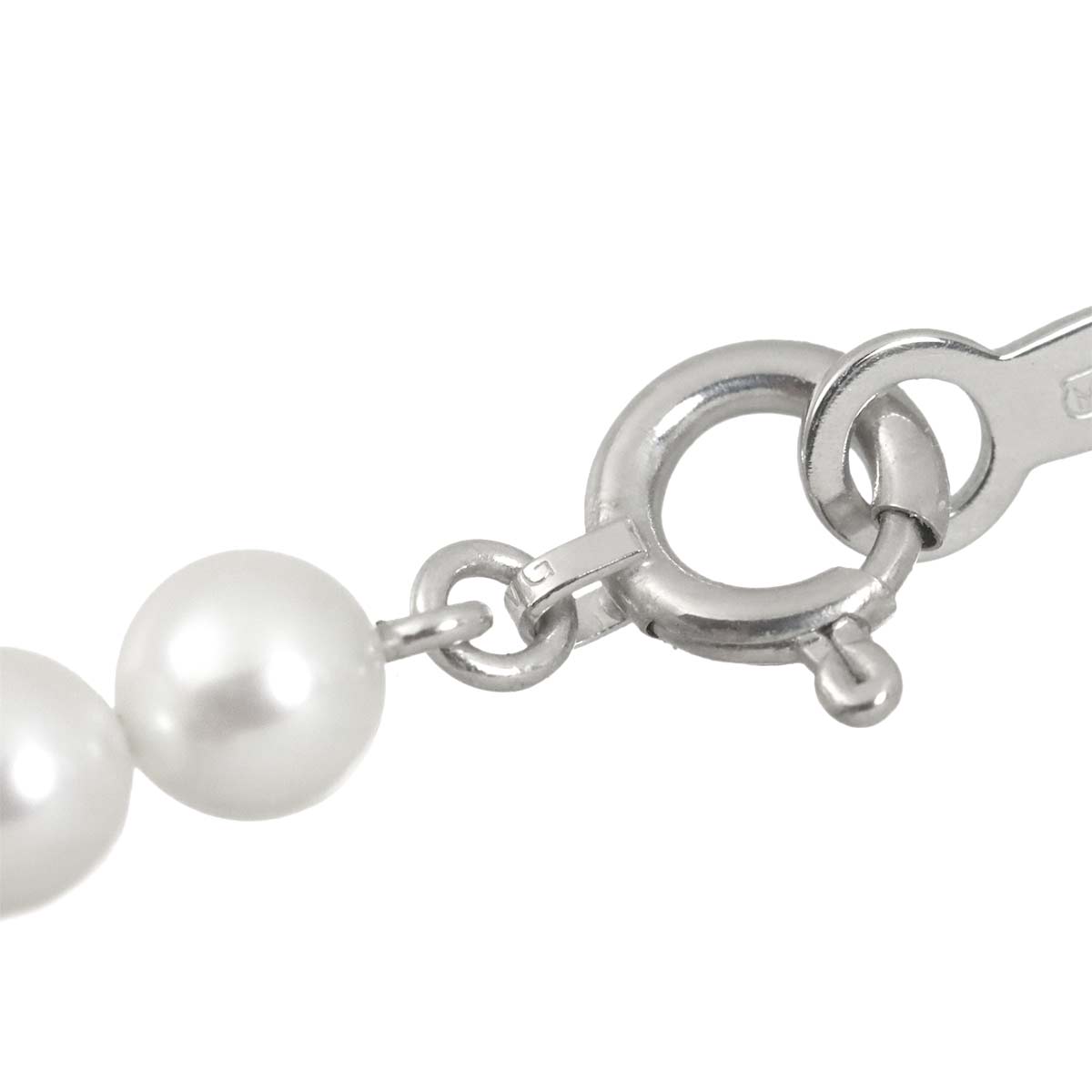 Baby Pearl 3.8mm Bracelet 18K White Gold 750