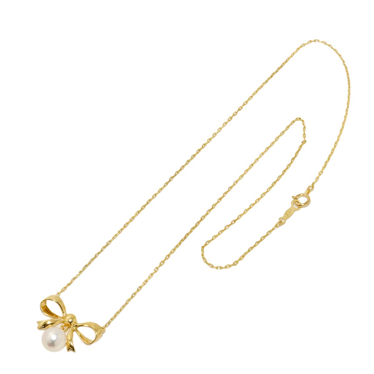 Akoya Pearl 7.0mm Necklace 18K YG 750