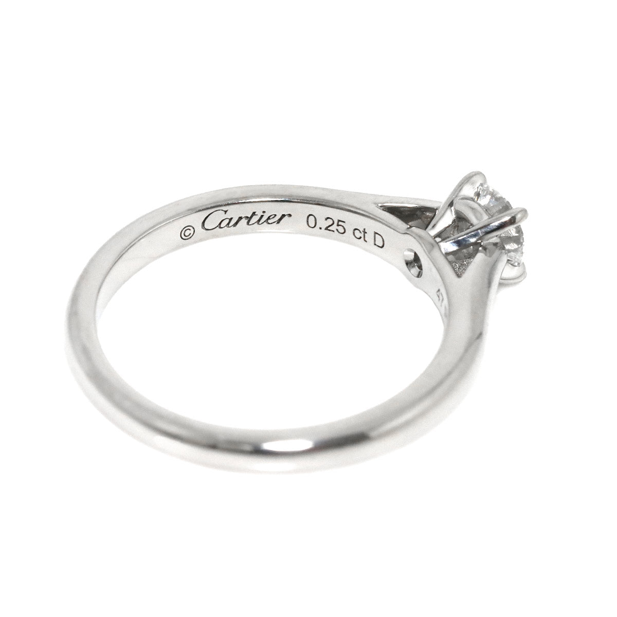 Diamond 0.25ct E/VVS2 Ring Platinum size47 4(US)