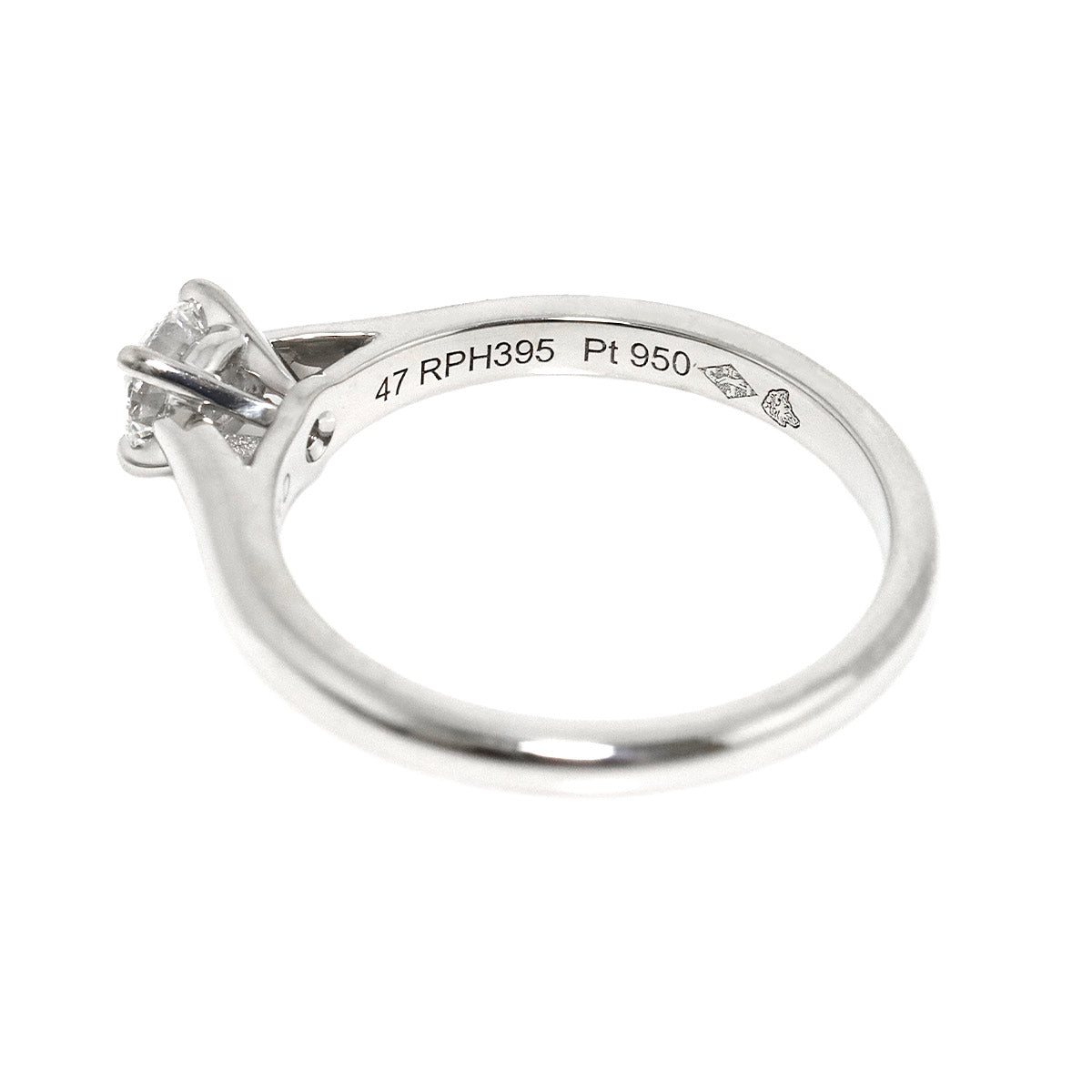 Diamond 0.25ct E/VVS2 Ring Platinum size47 4(US)