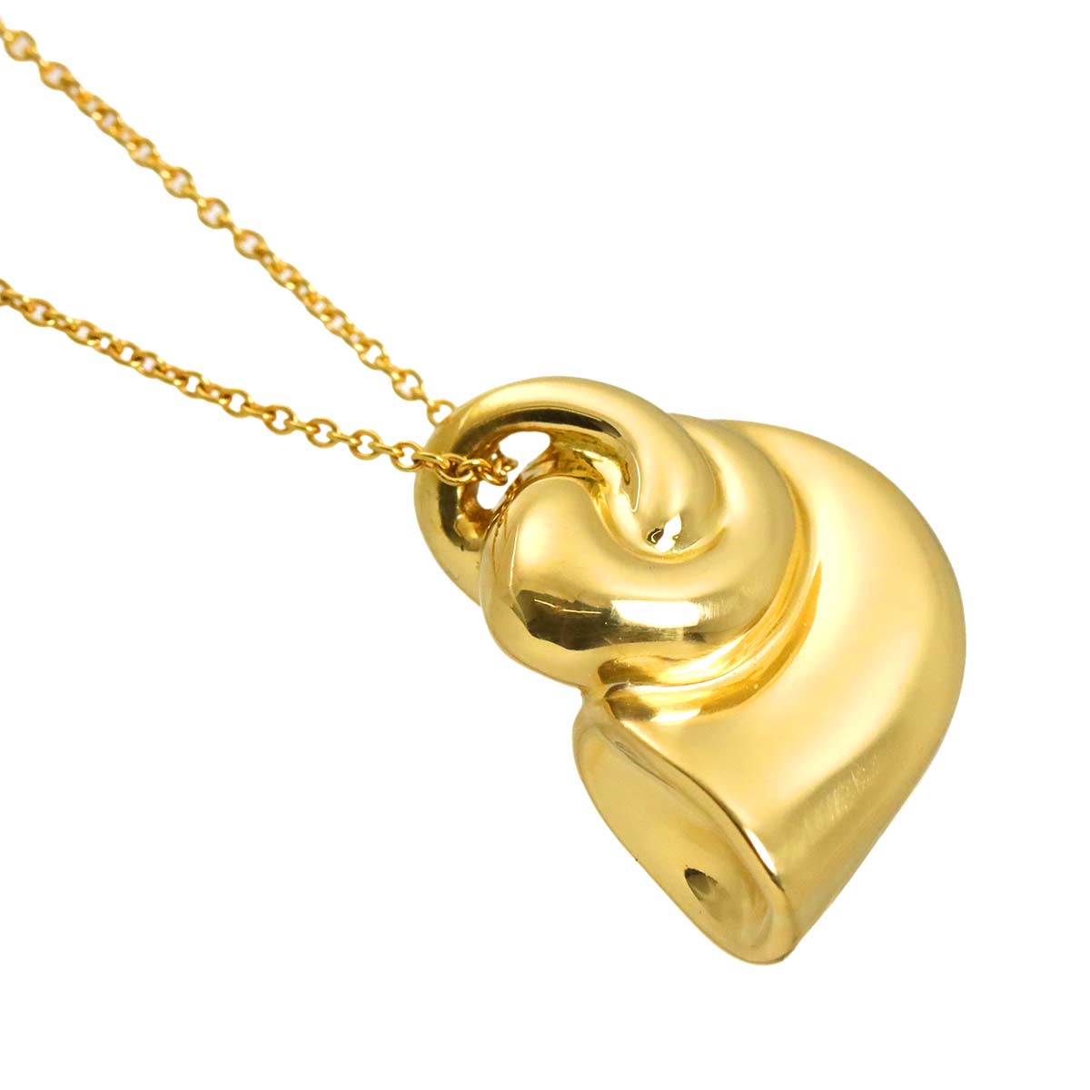 Horn Necklace 18K Yellow Gold 750