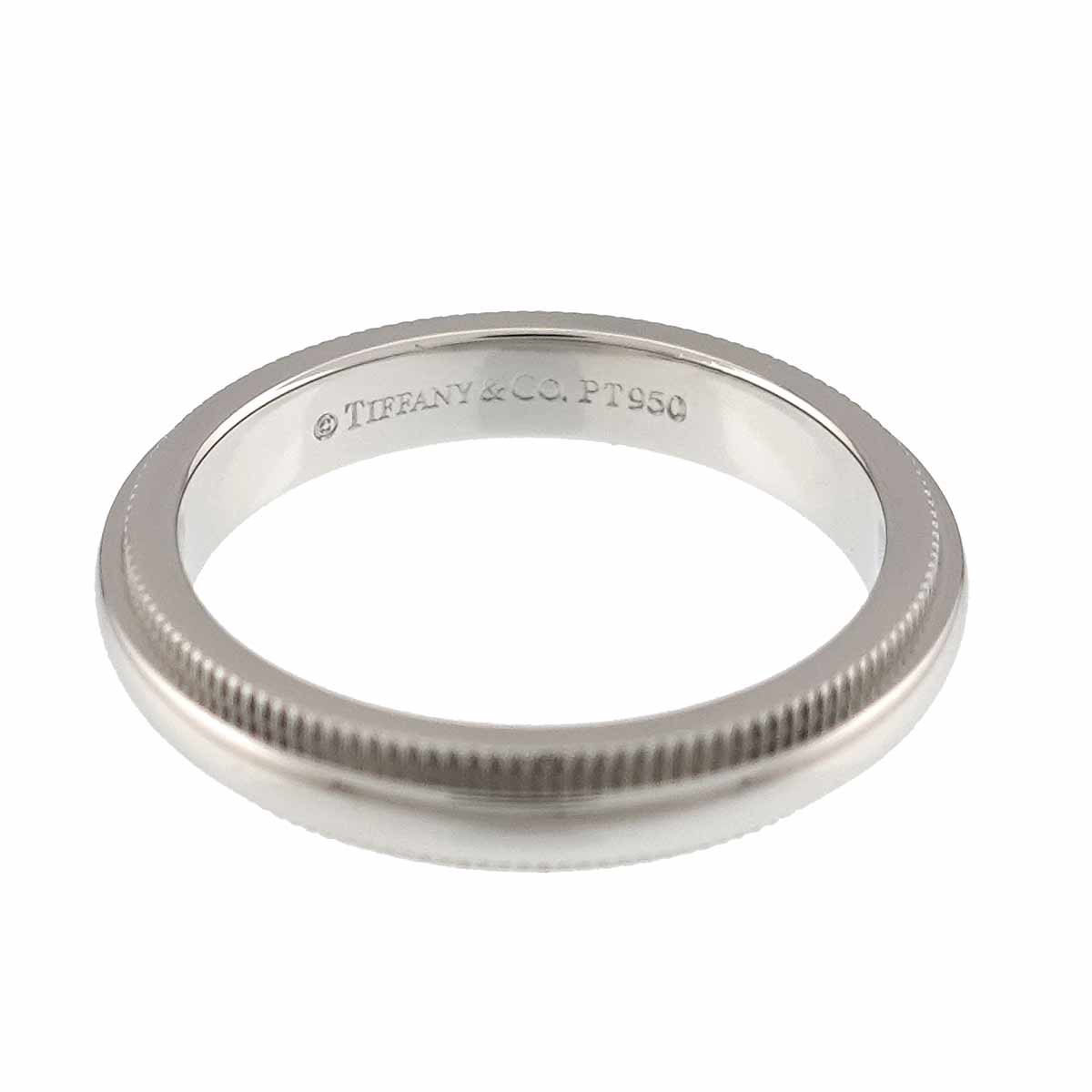 Milgrain Band Ring Pt Platinum Size3.75(US)