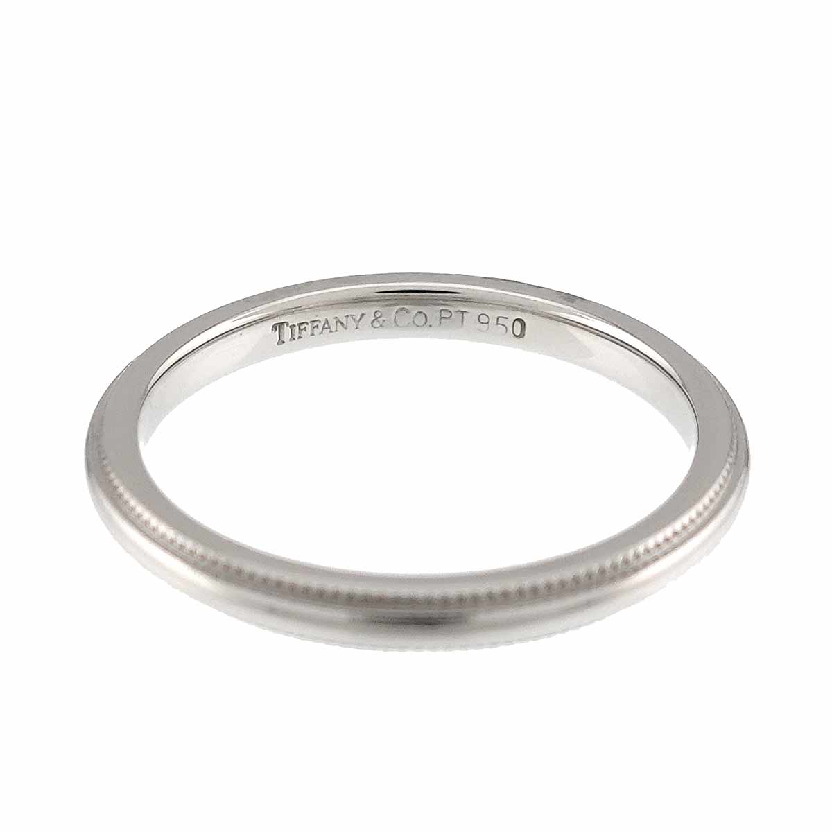 Milgrain Band Ring Pt Platinum Size4.75-5(US)