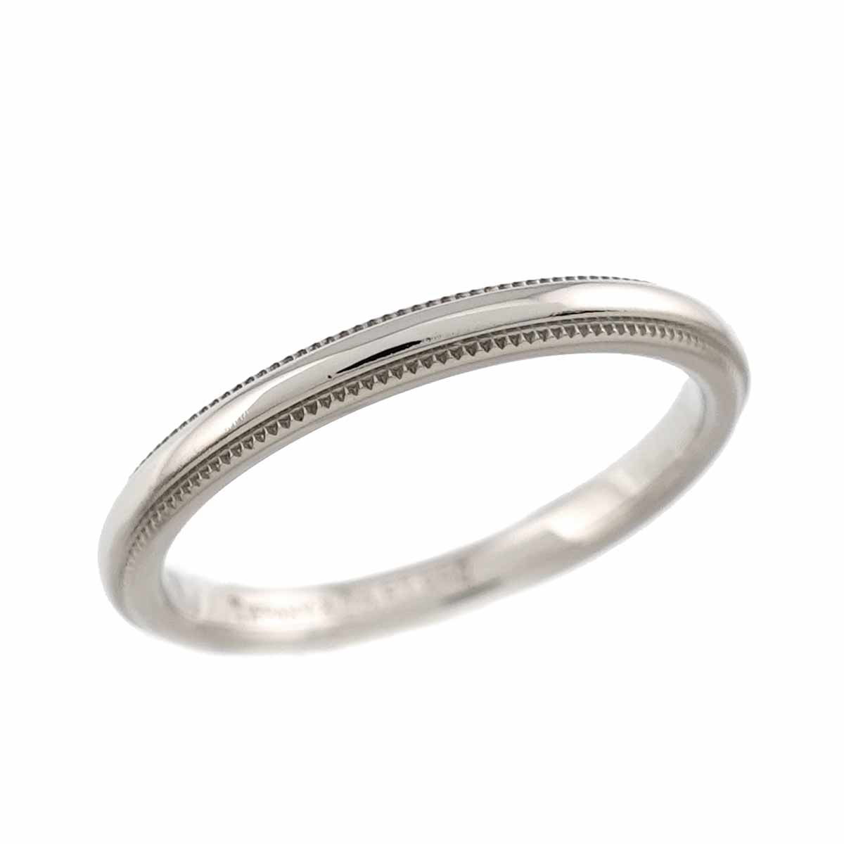 Milgrain Band Ring Pt Platinum Size4.75-5(US)