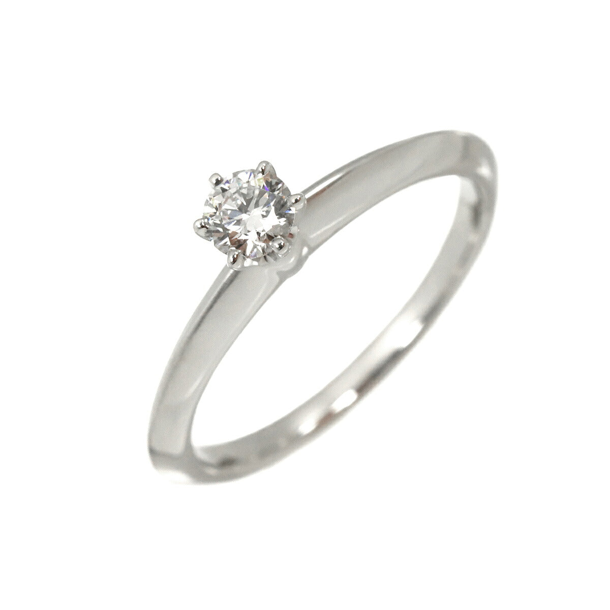 Diamond 0.22ct E/VS1/3EX Ring Platinum Size5.5-5.75(US)