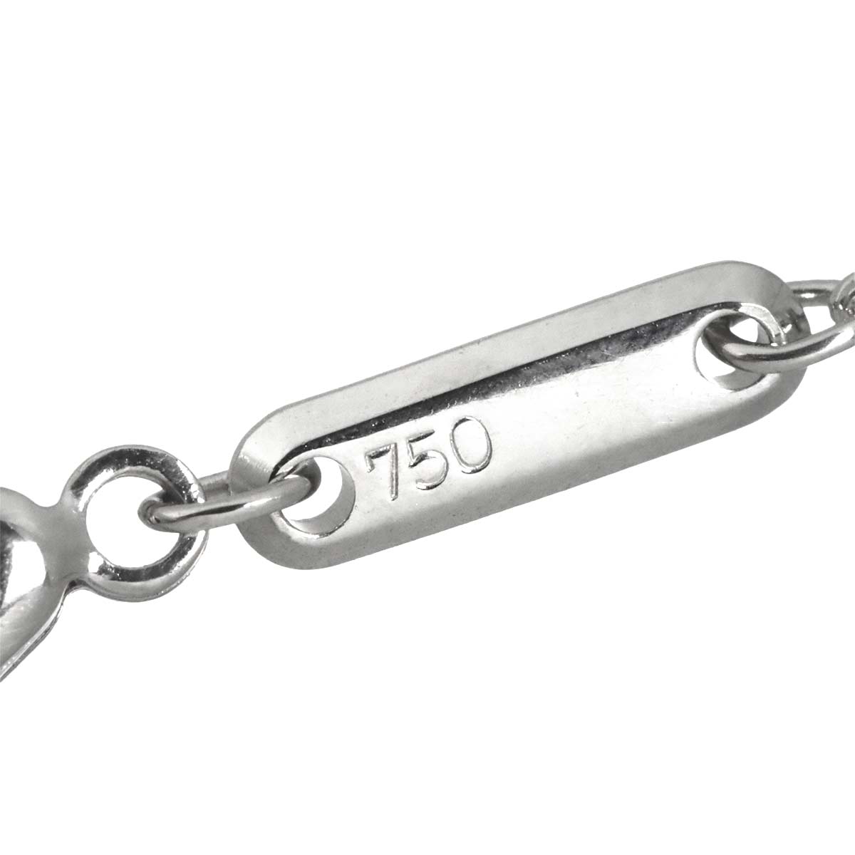 Happy Spirit Diamond Necklace 18K White Gold 750