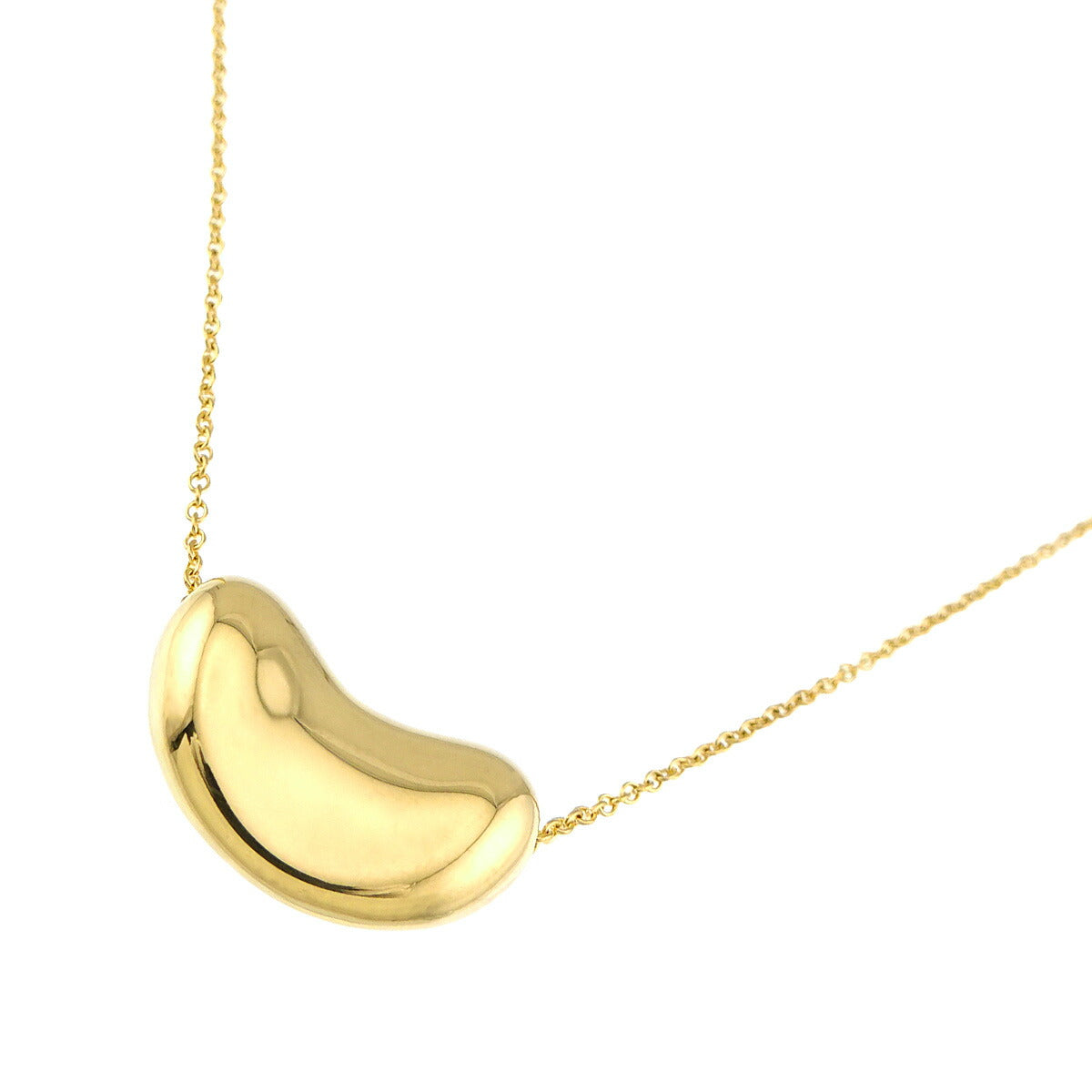 Bean Necklace 18K Yellow Gold 750