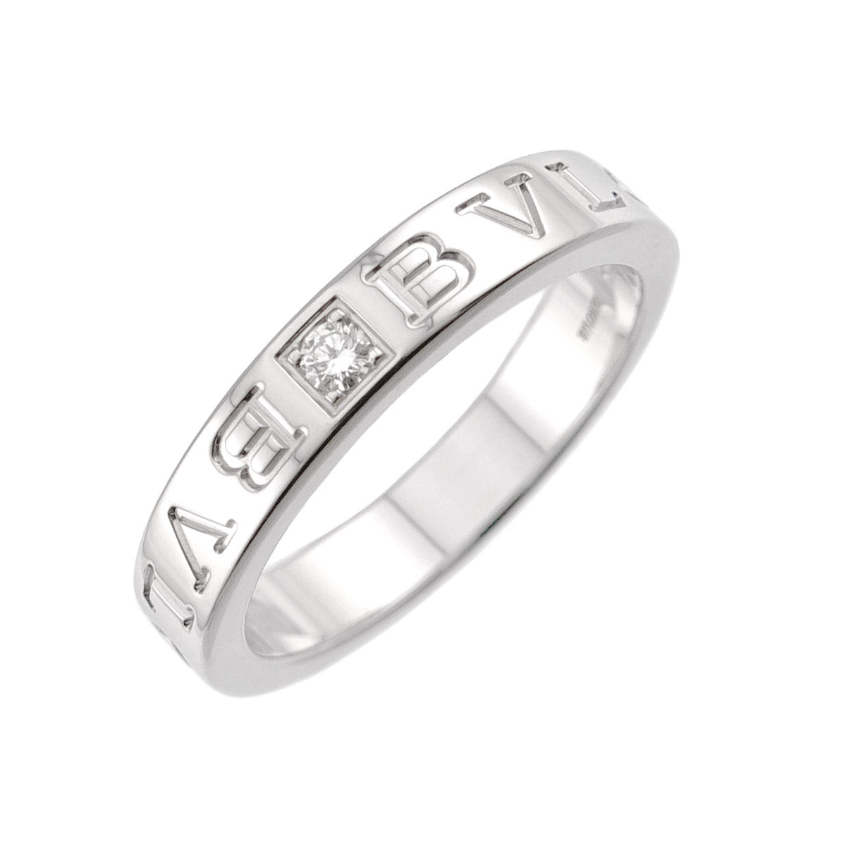B-ZERO1 Diamond Ring 18K WG 750 size7.5(US)