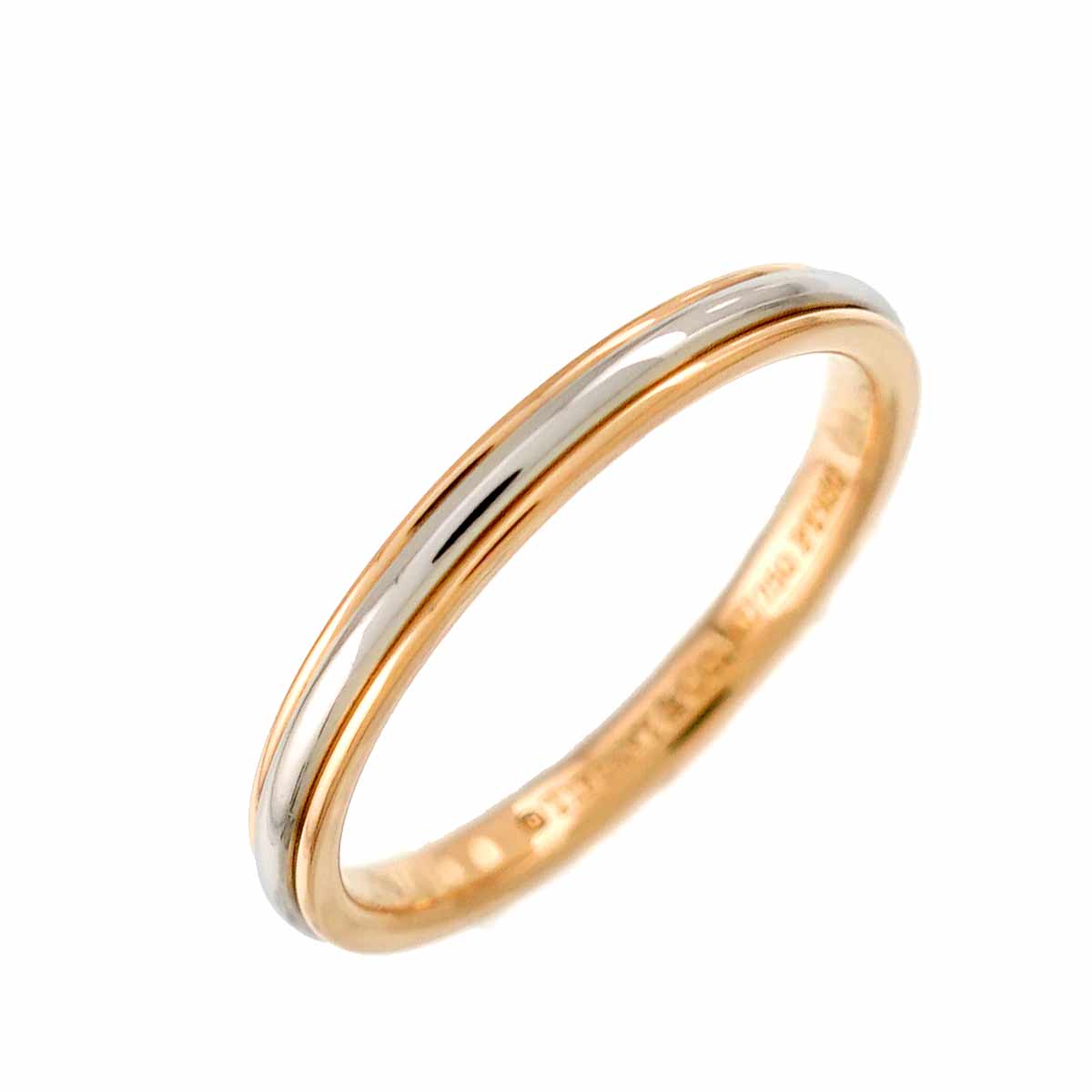 Lucida Band Ring 18K 750 PG Platinum Size4.5(US)