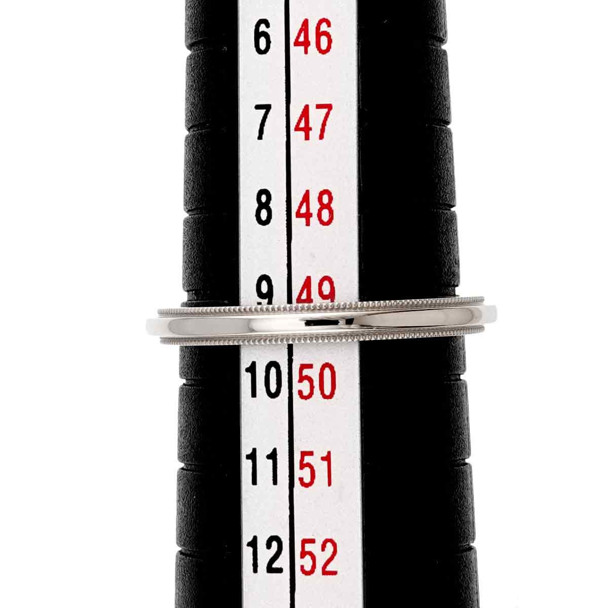 Milgrain Band Ring Pt Platinum Size4.75-5(US)