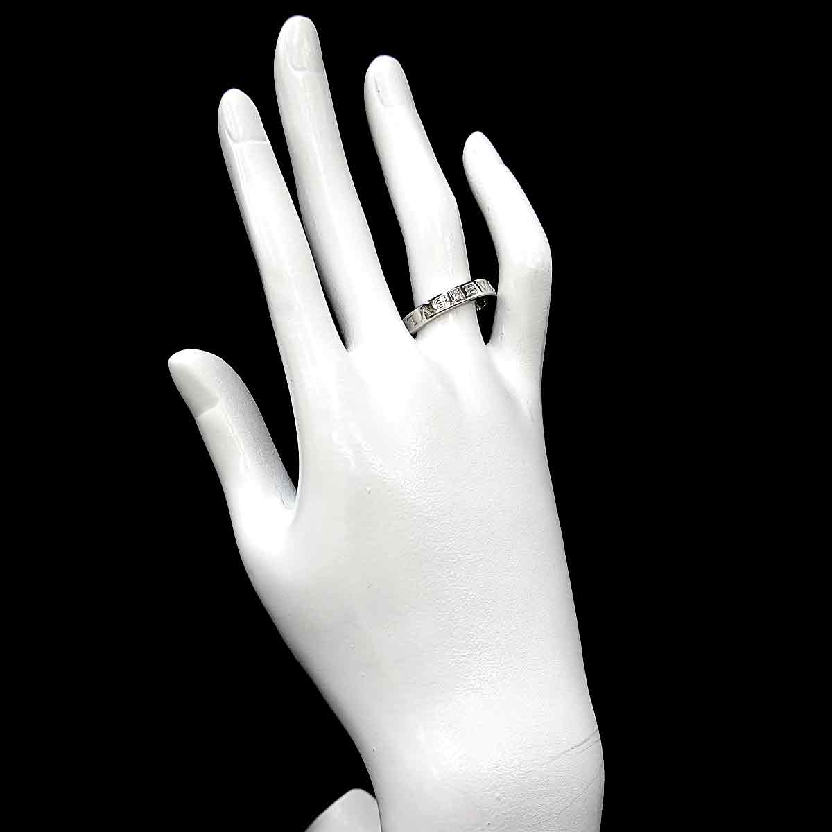 Diamond 1P Ring 18K WG 750 size9.5-9.75(US)