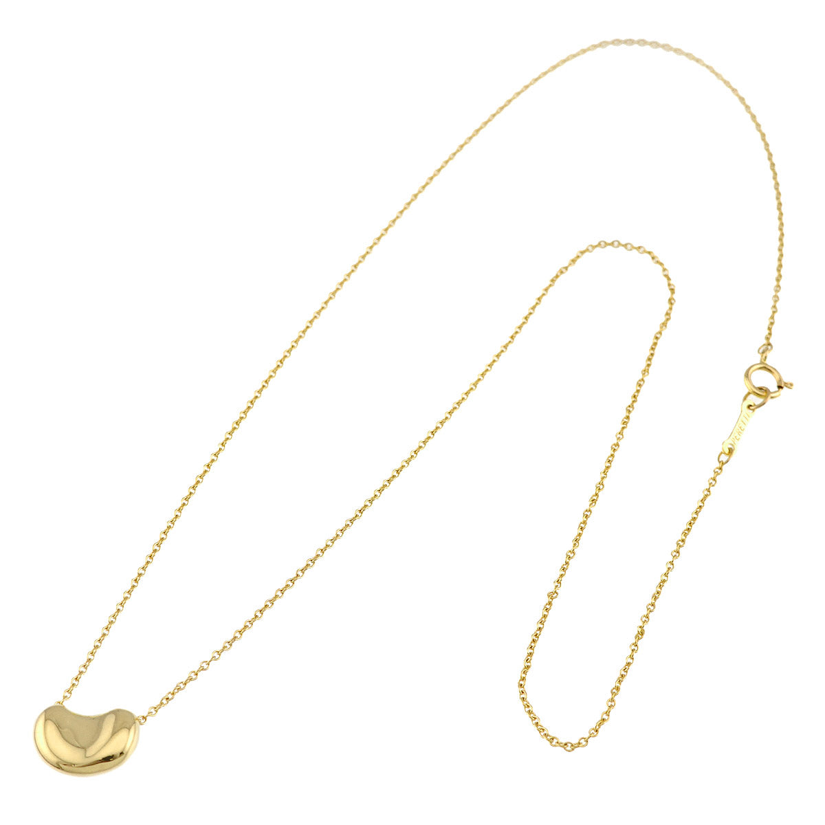 Bean Necklace 18K Yellow Gold 750