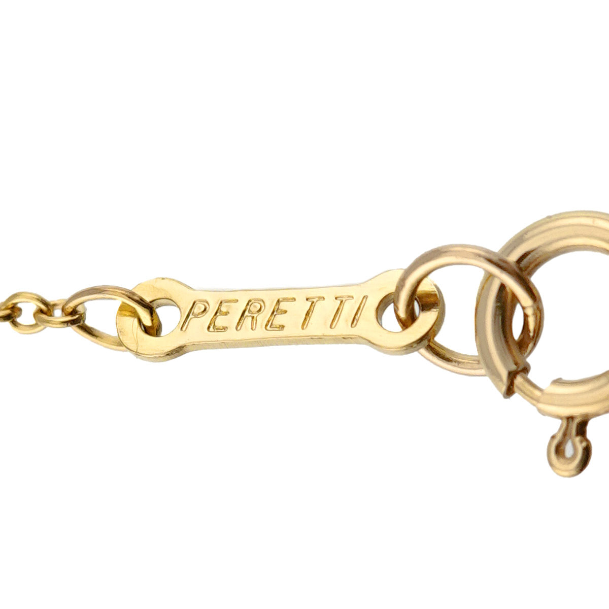 Bean Necklace 18K Yellow Gold 750