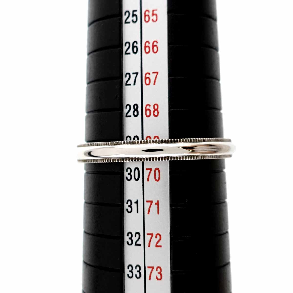 Milgrain Band Ring Pt Platinum Size12.5(US)