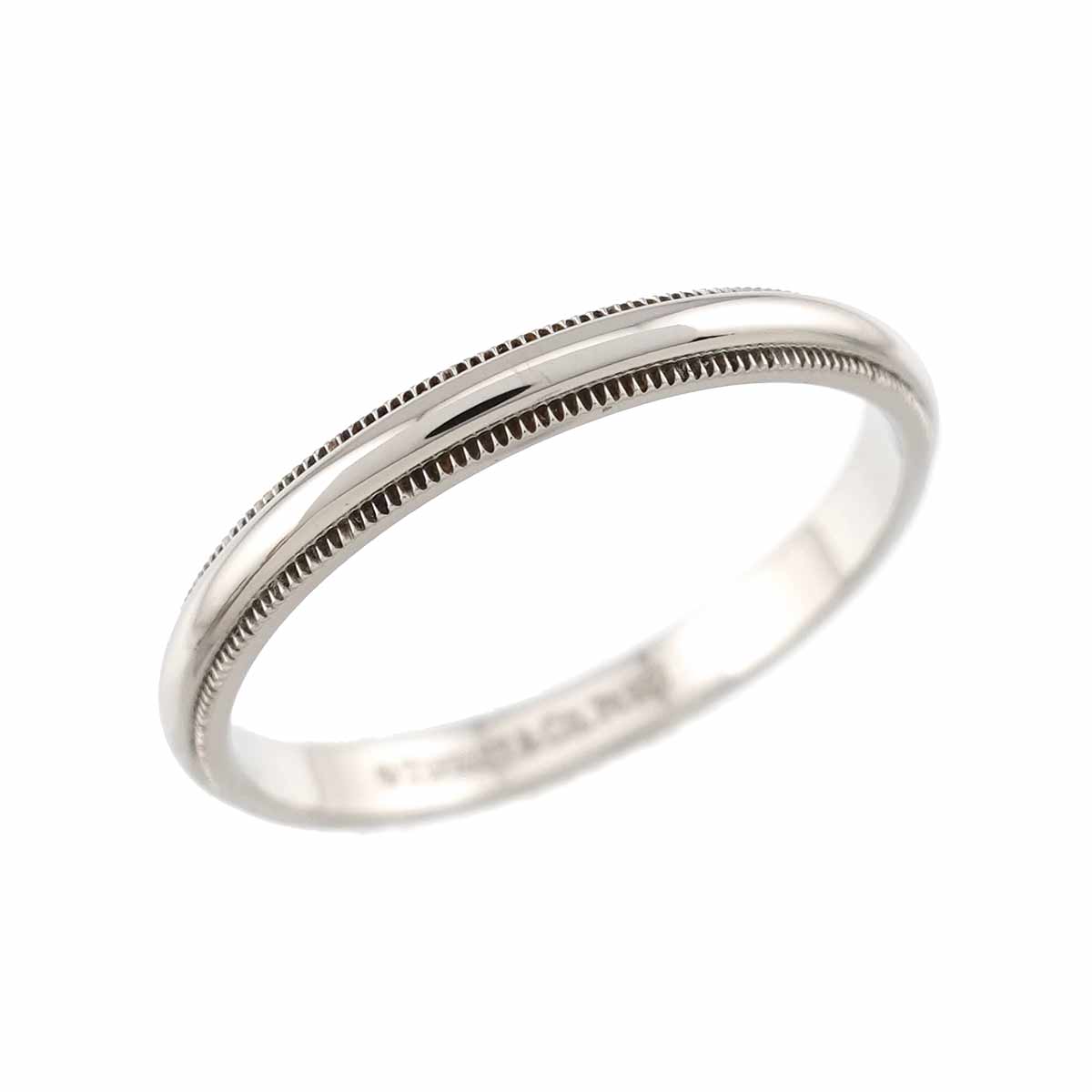 Milgrain Band Ring Pt Platinum Size12.5(US)