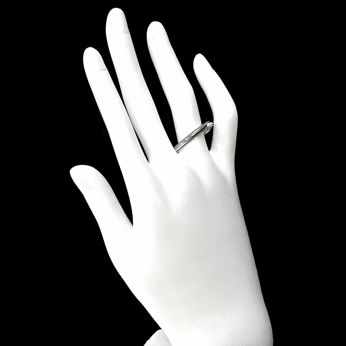 Milgrain Band Ring Pt Platinum Size12.5(US)