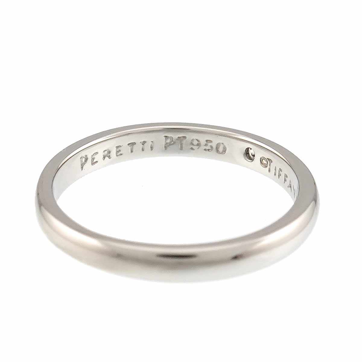 Stacking Band Ring Diamond 1P Pt Size7.25(US)