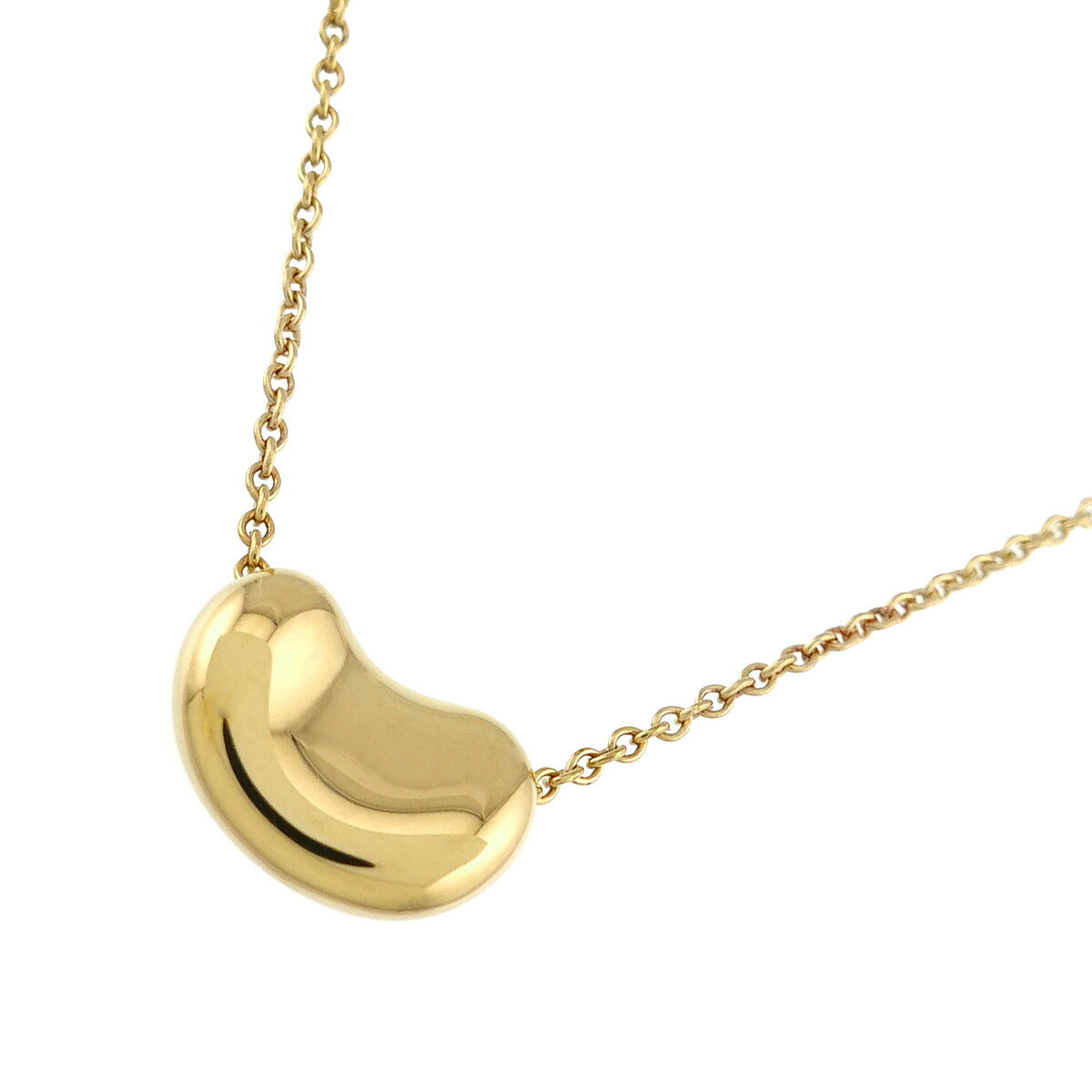 Bean Necklace 18K Yellow Gold 750