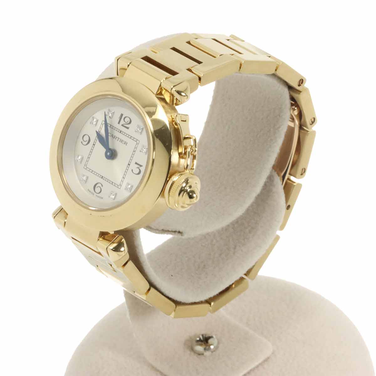 Miss Pasha WJ124015 8P Diamond 750 Yellow Gold Quartz Ladies