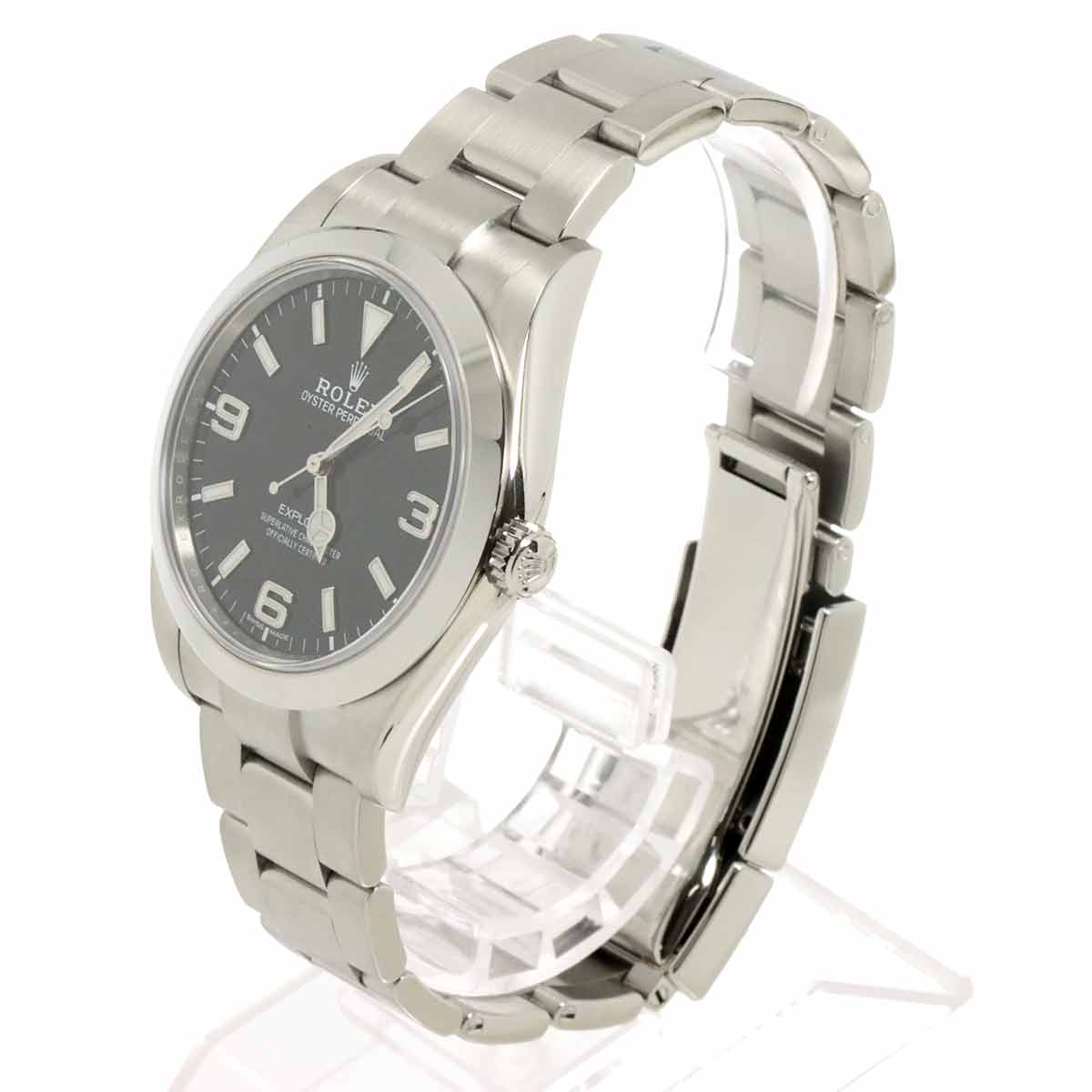Explorer I 214270 Serial Random Automatic Black Dial Mens