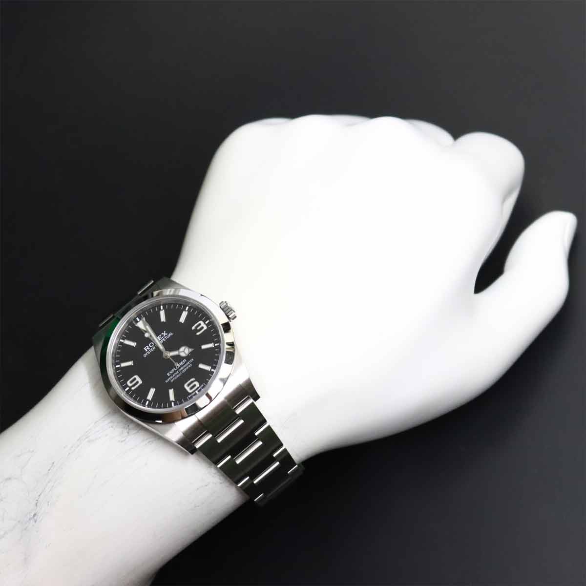 Explorer I 214270 Serial Random Automatic Black Dial Mens