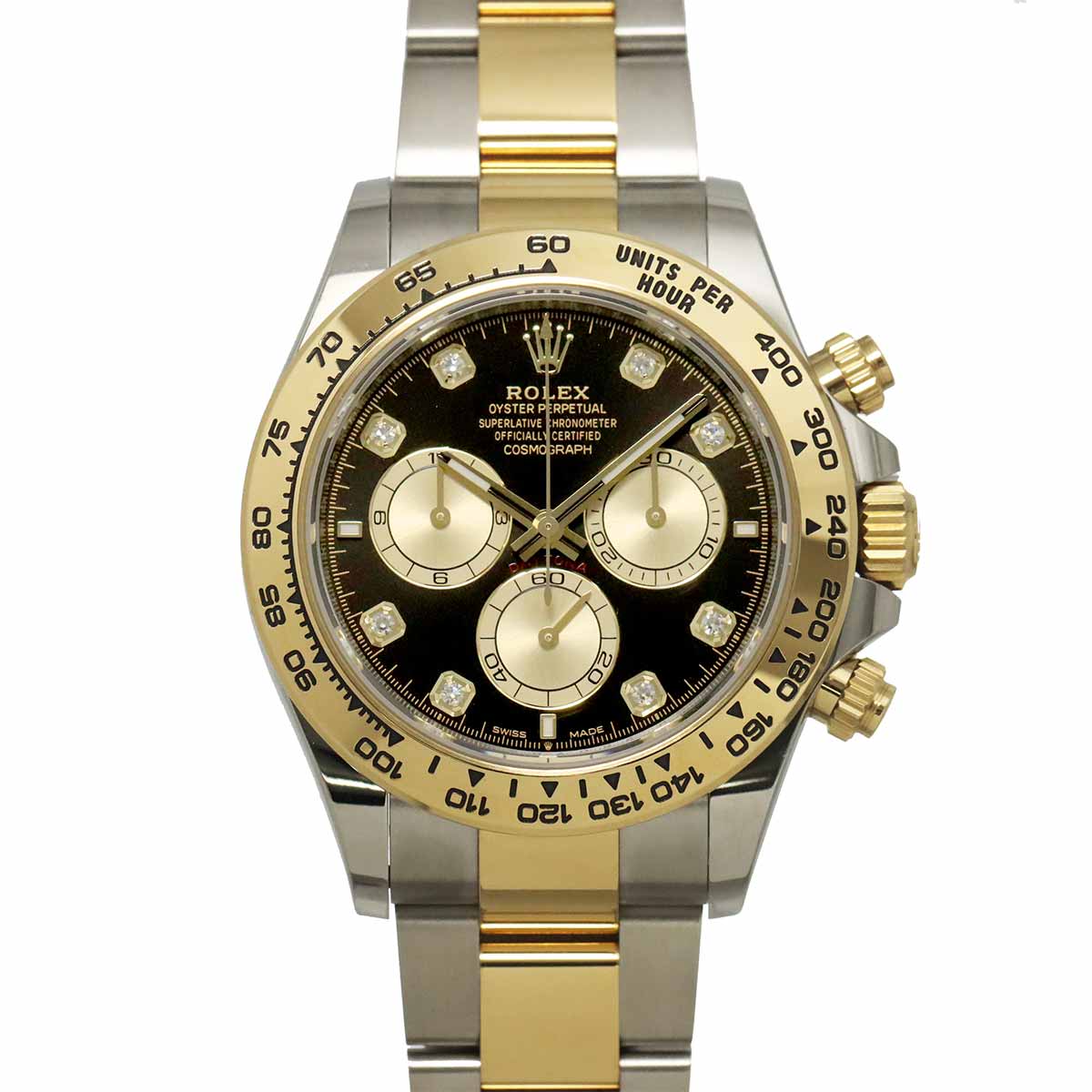 Daytona 126503G Serial Random 8P Diamond 750 Yellow Gold
