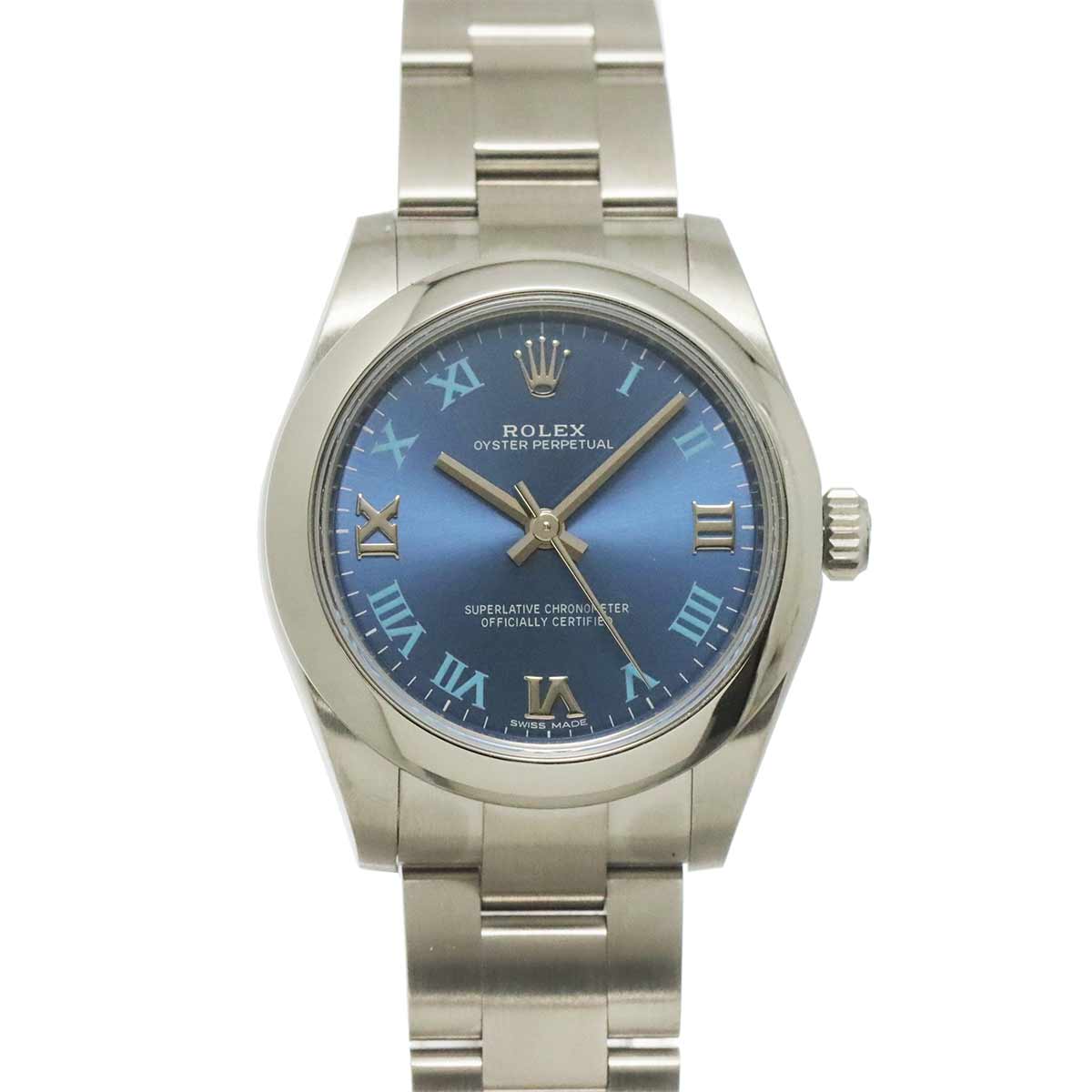Oyster Prpetual 177200 serial Random Automatic Blue Dial Boys