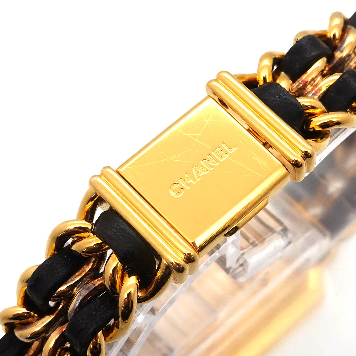 Premiere Size L H0001 Vintage Quartz Black Dial Ladies Watch