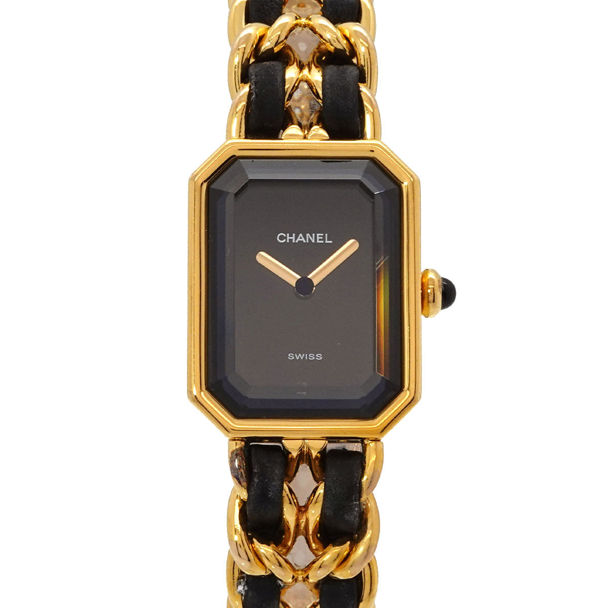 Premiere Size M H0001 Vintage Quartz Black Dial Ladies Watch