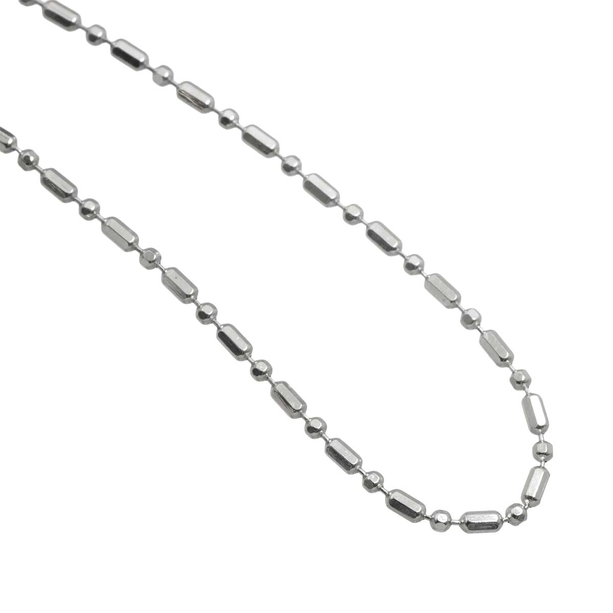Necklace 18K K18 WG White Gold 750