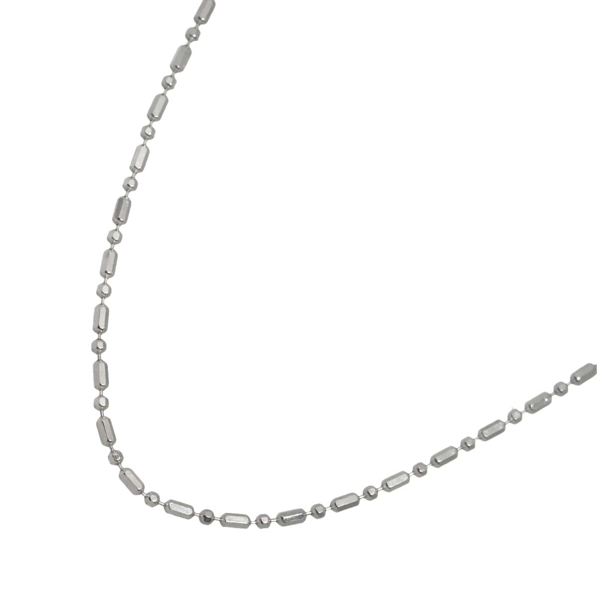 Necklace 18K K18 WG White Gold 750