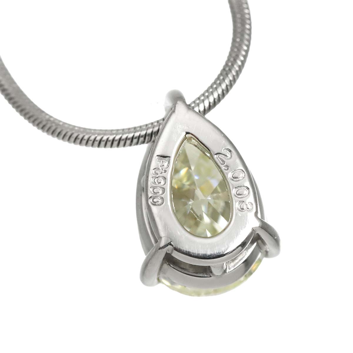Diamond 2.003ct L/VS2 Necklace Pt