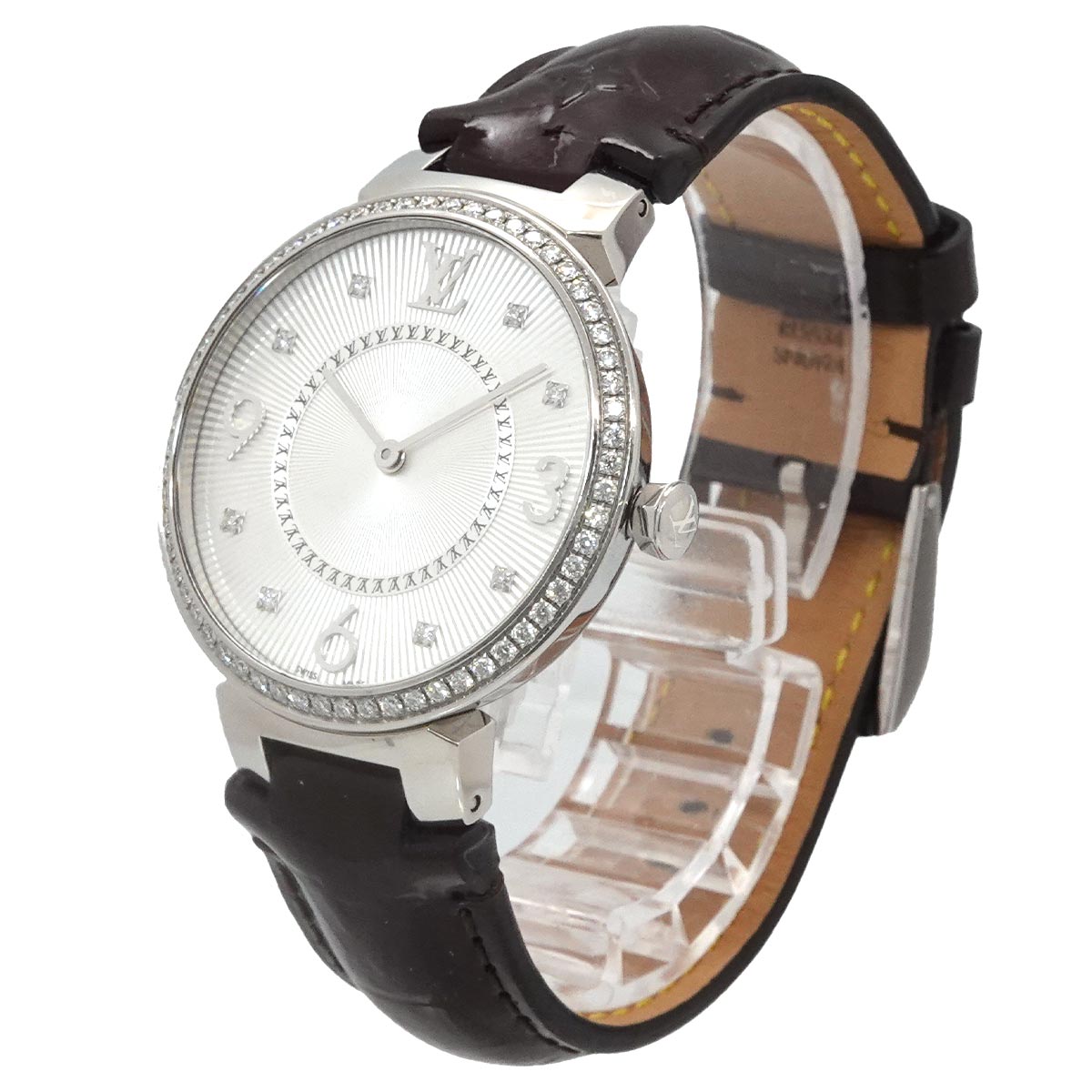 Tambour Q13ML 8P Bezel Diamond Ladies watch