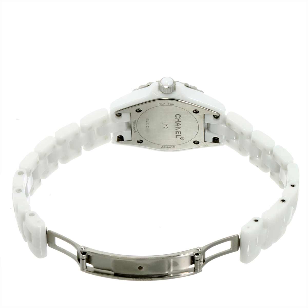 J12 H2570 29mm 8P Diamond Quartz White Shell Dial Ladies Watch