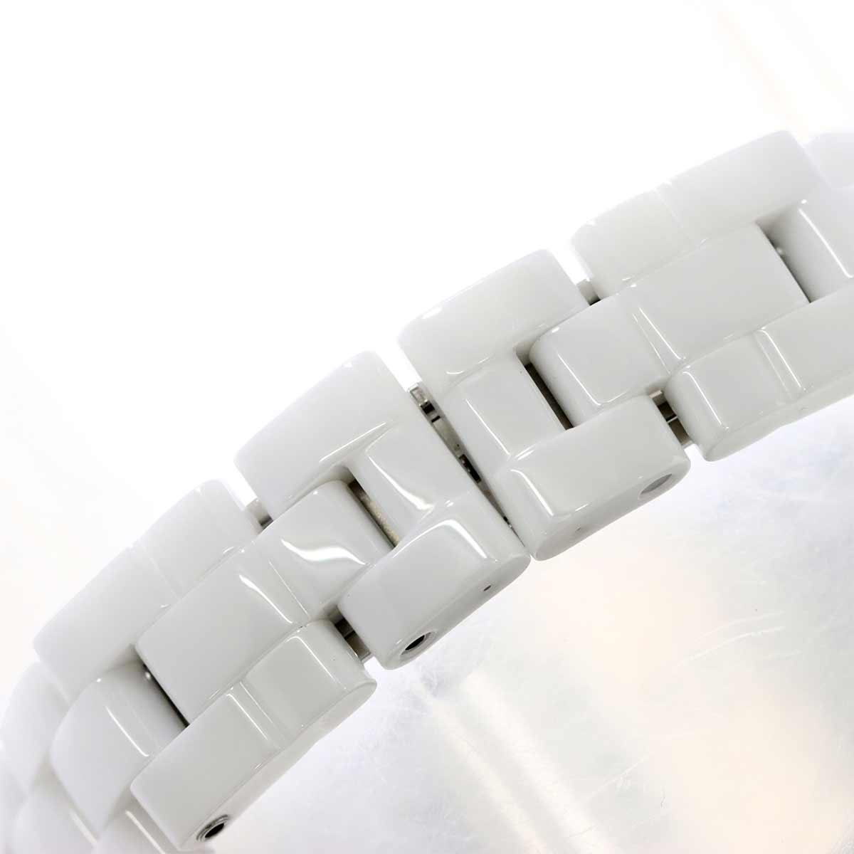 J12 H2570 29mm 8P Diamond Quartz White Shell Dial Ladies Watch