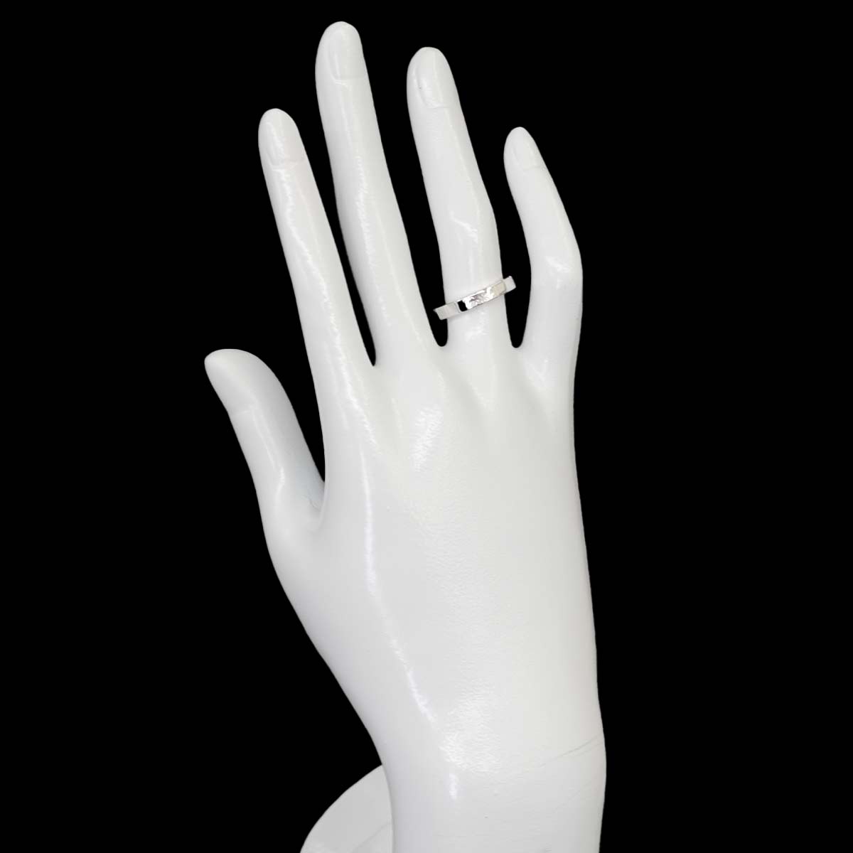 Laniere Ring 18K White Gold 750 Size49 4.75-5(US)