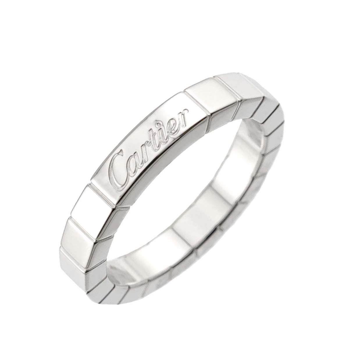 Laniere Ring 18K White Gold 750 Size49 4.75-5(US)