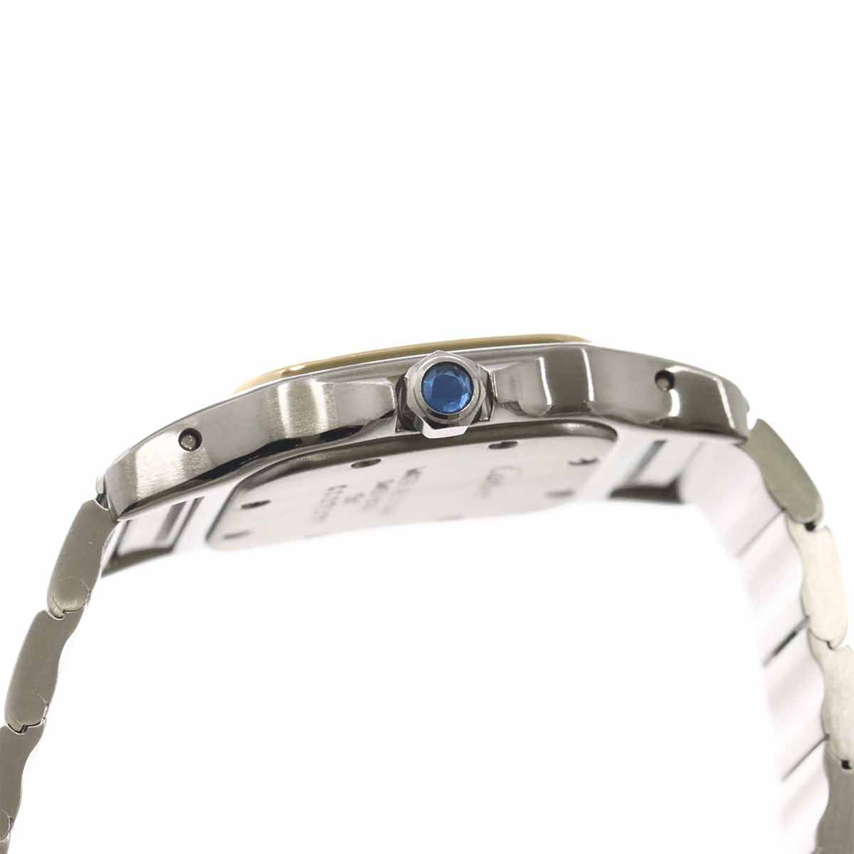 Santos Galbee W20012C4 750 YG Cream Dial Ladies Watch