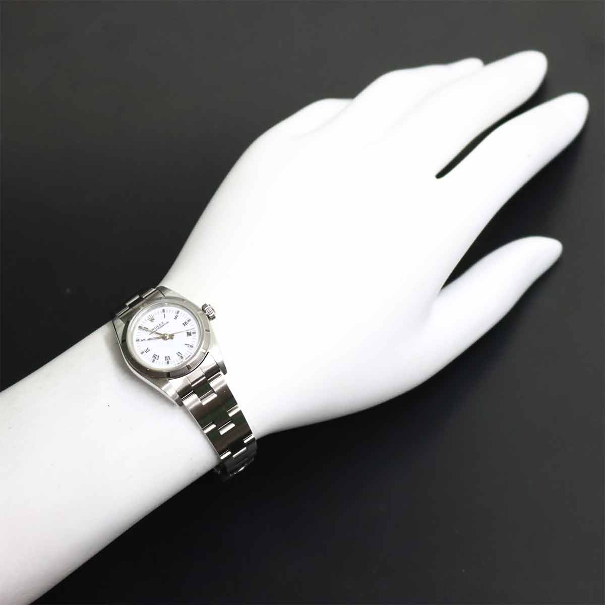 Oyster Perpetual 76030 Serial A Automatic White Dial Ladies