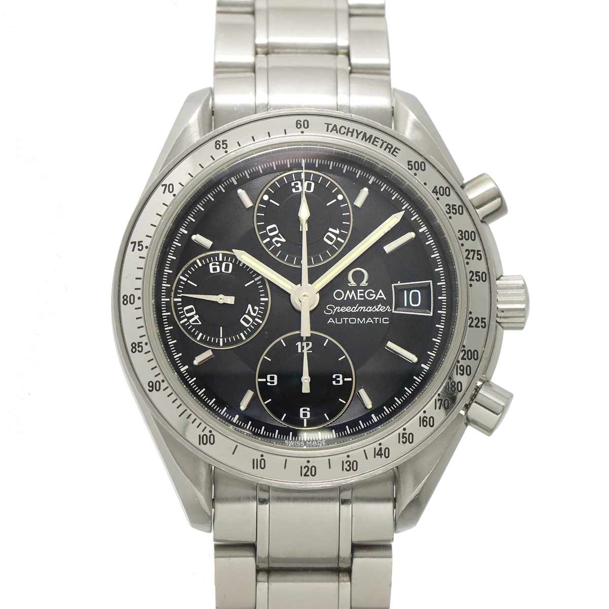 Speedmaster Date 3513 50 Chronograph Automatic Black Dial Mens