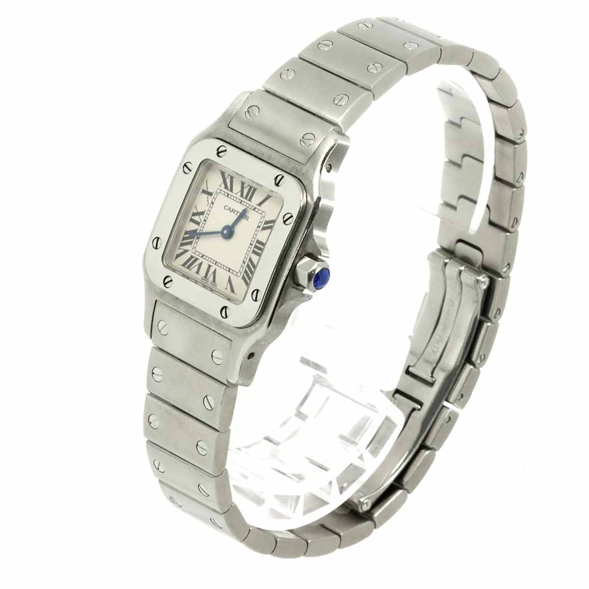 Santos Galbee SM W20056D6 Cream Dial Quartz Ladies Watch