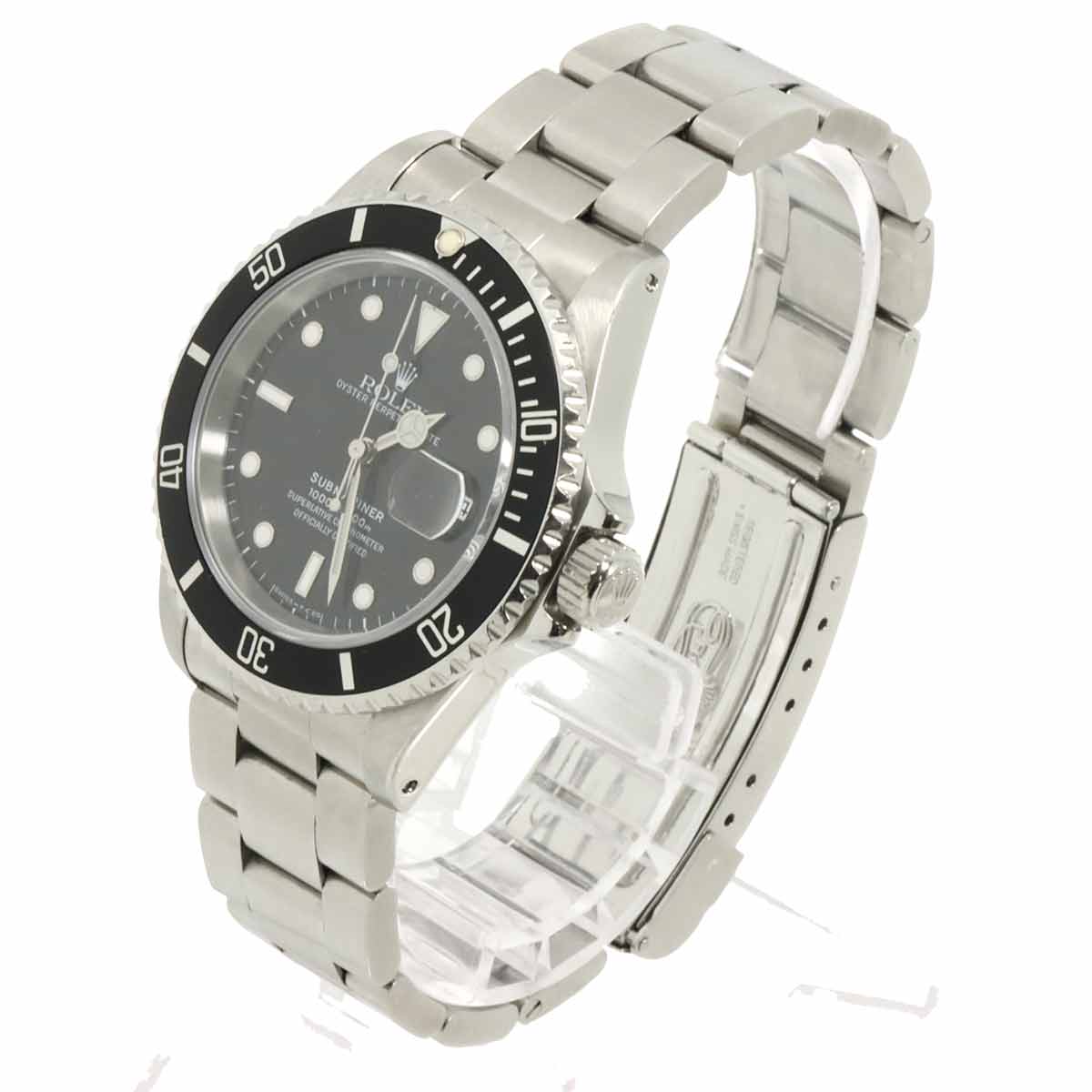 Submariner Date 16610 Serial S Automatic Black Dial Mens Watch