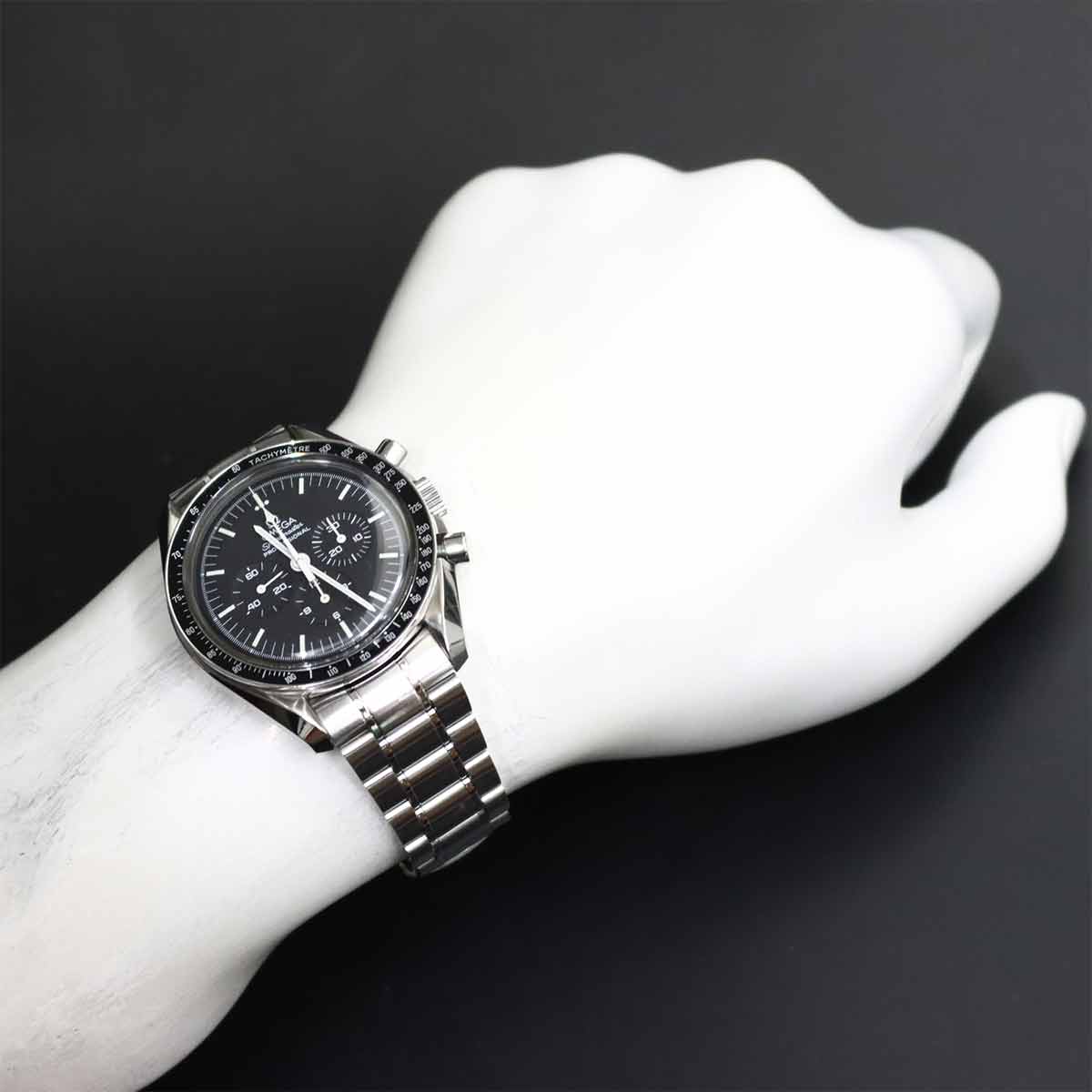 Speedmaster 3572 50 Hand Winding Black Dial Mens Watch
